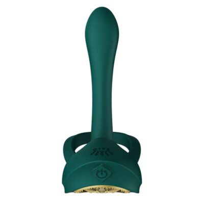 Zalo - anel vibrante para casais bayek verde zalo caliente. Pt
