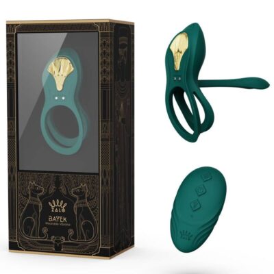 Zalo - anel vibrante para casais bayek verde zalo caliente. Pt