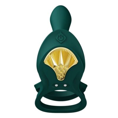 Zalo - anel vibrante para casais bayek verde zalo caliente. Pt