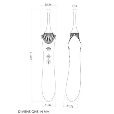 Zalo - bess 2 clitoral massager black zalo caliente. Pt