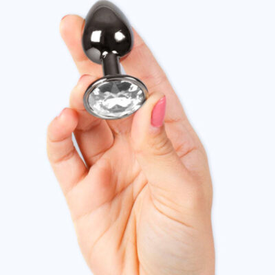 Secret play - butt plug de gunmetal tamanho pequeno 7 cm secretplay toys caliente. Pt
