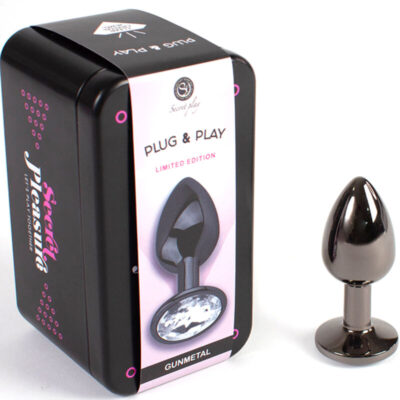 Alternative view of SECRET PLAY - BUTT PLUG DE GUNMETAL TAMANHO PEQUENO 7 CM