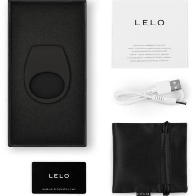 Lelo - anel vibrante tor 3 preto lelo caliente. Pt