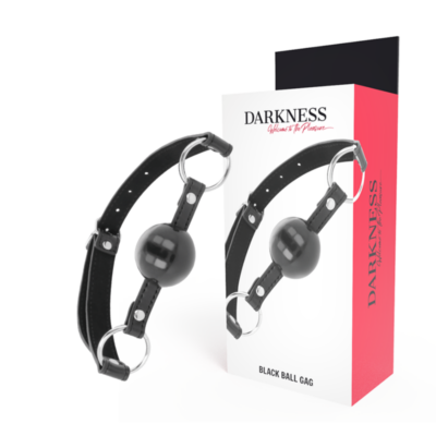Darkness ball gag preto darkness bondage caliente. Pt