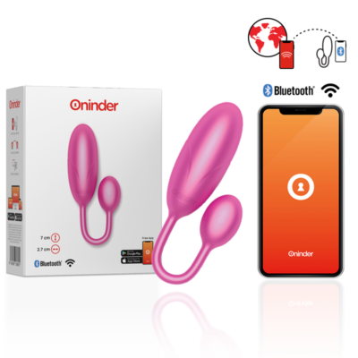 Alternative view of ONINDER - DENVER VIBRATING OVO ROSA 7 X 2,7 CM APLICATIVO GRATUITO