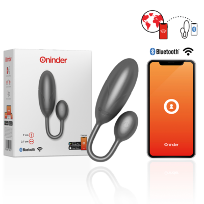 Alternative view of ONINDER - DENVER VIBRATING OVO PRETO 7 X 2,7 CM APLICATIVO GRATUITO
