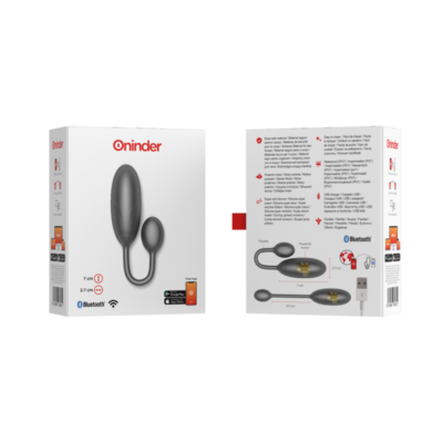 Oninder - denver vibrating ovo preto 7 x 2,7 cm aplicativo gratuito oninder caliente. Pt