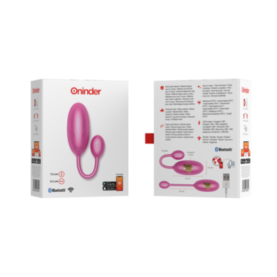 Oninder - tokyo ovo vibrante rosa 7,5 x 3,2 cm aplicativo gratuito oninder caliente. Pt