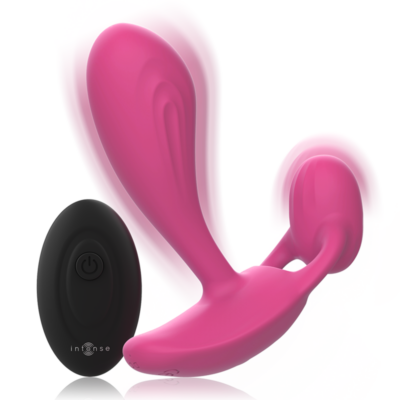 Intense - shelly anal plug controle remoto rosa - image 4