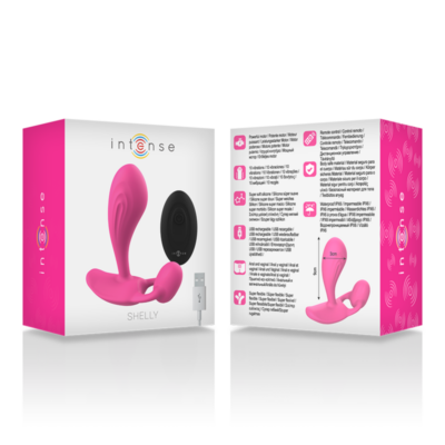 Intense - shelly anal plug controle remoto rosa - image 6