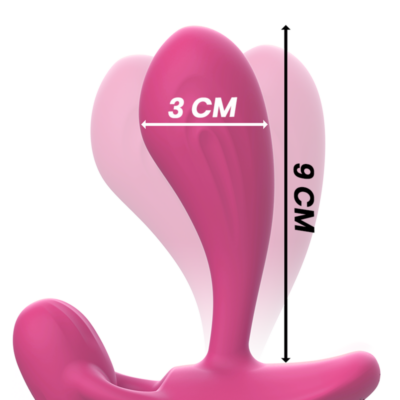 Intense - shelly anal plug controle remoto rosa - image 5