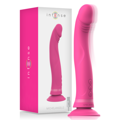 Intenso - michelangelo dildo vibrador silicone rosa intense fun caliente. Pt