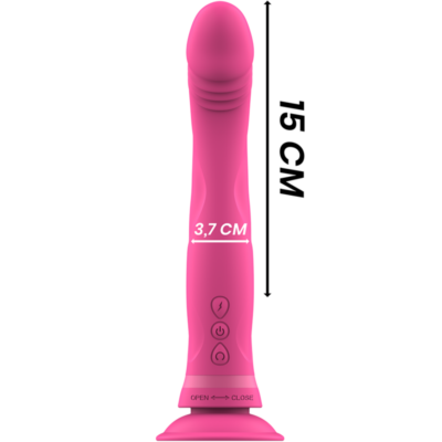 Intenso - michelangelo dildo vibrador silicone rosa intense fun caliente. Pt