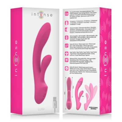 Intense - luigi vibrator coelho silicone rosa - image 8