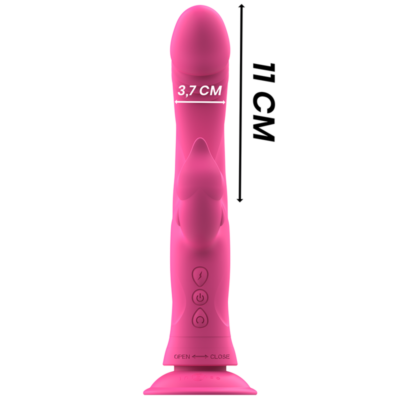 Intense - julio vibrador coelho silicone rosa intense fun caliente. Pt