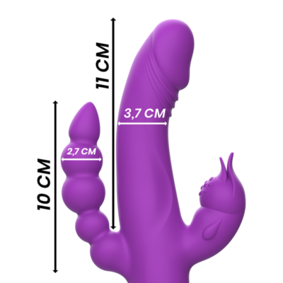 Intense - casanova vibrator rabbit silicone triple engine purple intense fun caliente. Pt