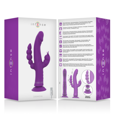 Intense - casanova vibrator rabbit silicone triple engine purple intense fun caliente. Pt
