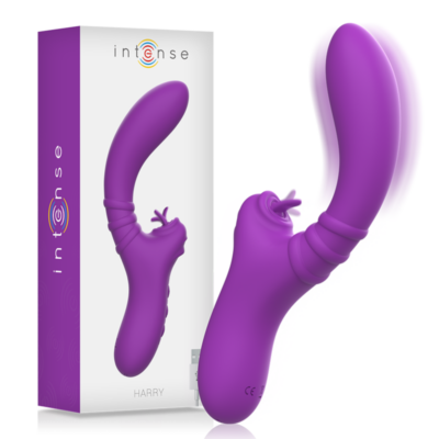 Alternative view of INTENSO - HARRY VIBRADOR FLEXÍVEL COM LÍNGUA ROXA
