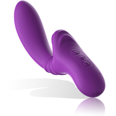 Intenso - harry vibrador flexível com língua roxa intense fun caliente. Pt