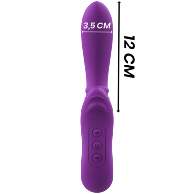 Intenso - harry vibrador flexível com língua roxa intense fun caliente. Pt