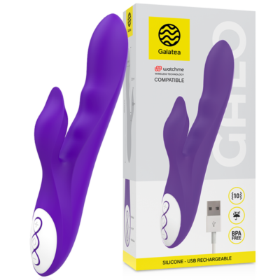 Alternative view of GALATEA GALO VIBRATOR LILAC COMPATÍVEL COM TECNOLOGIA SEM FIO WATCHME