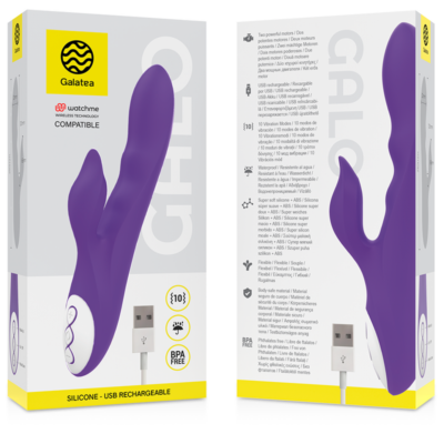 Galatea galo vibrator roxo watchme com tecnologia sem fio compatível galatea caliente. Pt