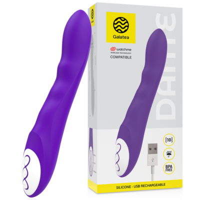 Alternative view of VIBRADOR GALATEA DANTE LILAC COMPATÍVEL COM TECNOLOGIA SEM FIO WATCHME