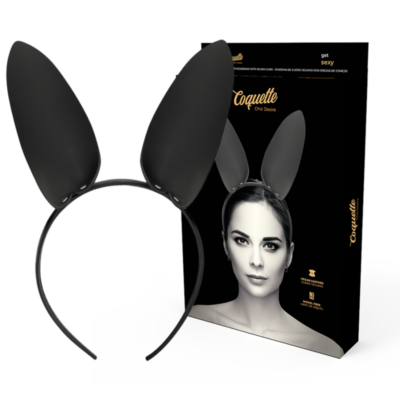 FAIXA DE CABEÇA COQUETTE CHIC DESIRE COM ORELHAS DE COELHO