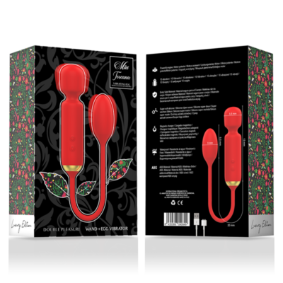 Mia™ - toscana varinha dupla do prazer + egg vibrador mia caliente. Pt