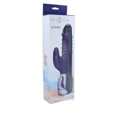 Intenso guppy vibrator rabbit roxo intense fun caliente. Pt