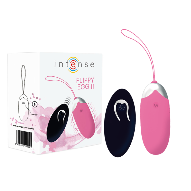 OVO VIBRANTE INTENSO FLIPPY II COM CONTROLE REMOTO ROSA 3 Ovo vibrante intenso flippy ii com controle remoto rosa