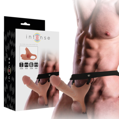 Alternative view of INTENSO - EXTENSO DE SILICONE OCO STRAP-ON 16 X 3,5 CM