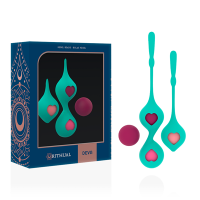 Alternative view of RITHUAL DEVA SET ENTRENAMIENTO PELVICO VERDE AQUA