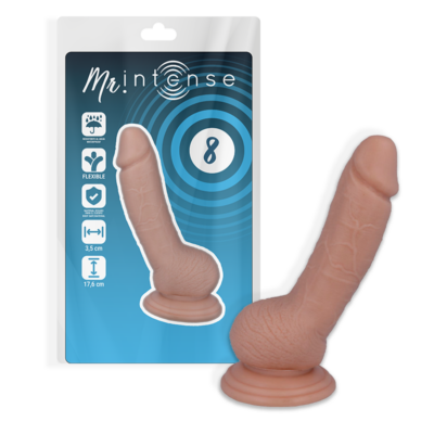 Alternative view of MR INTENSE™ - 8 REALISTIC PENIS 17.6 -OU- 3.5cm