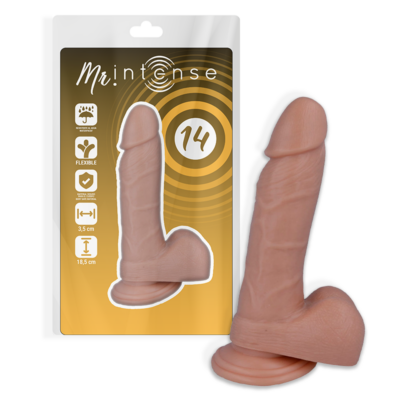 Alternative view of MR INTENSE™ - 14 PÊNIS REALÍSTICO 18,5 -O- 3,8 CM