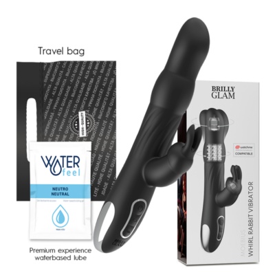 Alternative view of VIBRADOR E ROTADOR BRILLY GLAM MOEBIUS COELHO COMPATÍVEL COM A TECNOLOGIA WATCHME WIRELESS