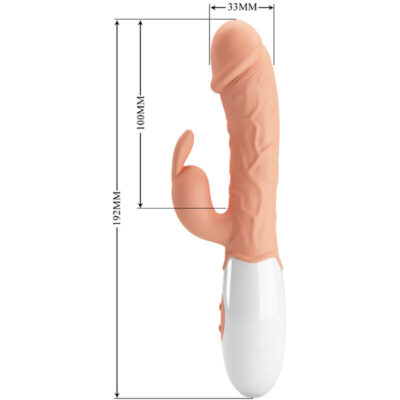 Pretty love - vibrador coelho da páscoa com estimulador pretty love caliente. Pt