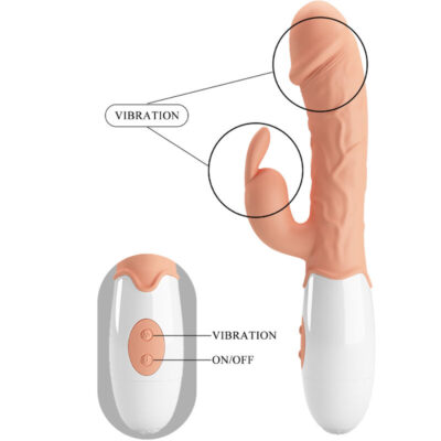 Pretty love - vibrador coelho da páscoa com estimulador pretty love caliente. Pt