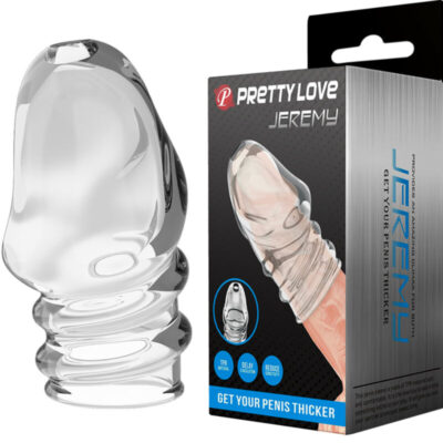PRETTY LOVE - JEREMY PÊNIS MAIS ESPESSO TRANSPARENTE