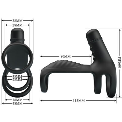 Bonito amor? Manga de extensão de silicone macia e elástica pretty love male caliente. Pt