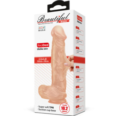 BELO ENCONTRO BERGRISI DILDO REALÍSTICO E FLEXÍVEL 26 CM - CARNE 17 Belo encontro bergrisi dildo realístico e flexível 26 cm - carne - image 9