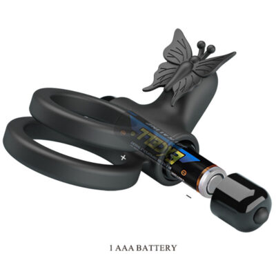Pretty love - vibrador de anel duplo com estimulador preto pretty love male caliente. Pt