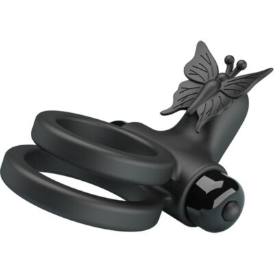 Pretty love - vibrador de anel duplo com estimulador preto pretty love male caliente. Pt