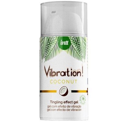 INTT - VIBRAÇÃO GEL PODEROSO ESTIMULANTE VEGANO LÍQUIDO VIBRADOR