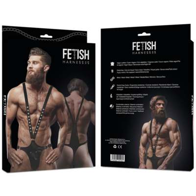 Fetish submissive attitude - eco leather body strap harness men fetish submissive attitude caliente. Pt