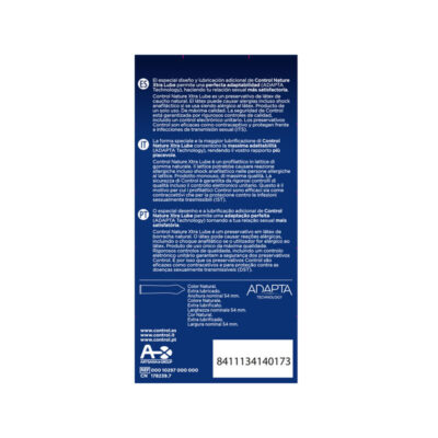 Alternative view of CONTROL ADAPTA NATURE EXTRALUBE CONDOMS 12 UNITS
