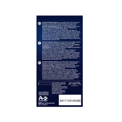 Alternative view of CONTROL ADAPTA SENSO CONDOMS 12 UNITS