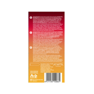 Alternative view of CONTROL FUSSION CONDOMS 12 UNITS