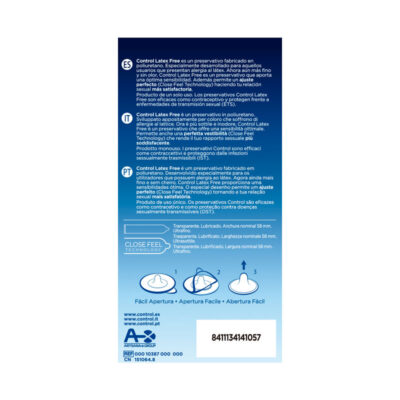 Alternative view of CONTROL FREE SIN LATEX CONDOMS 5 UNITS