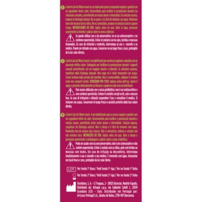 Alternative view of CONTROL LUB GEL LUBRICANTE EFECTO CALOR 75 ML